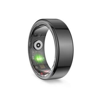 SMARTRING KSIX SATURN NEGRO S TALLA 9 18,9 mm