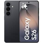 Samsung Galaxy S26 12/256 GB Negro - 6,3", Android 16, 4300 mAh, Exynos 2600, Triple C&aacute;mara 50MP