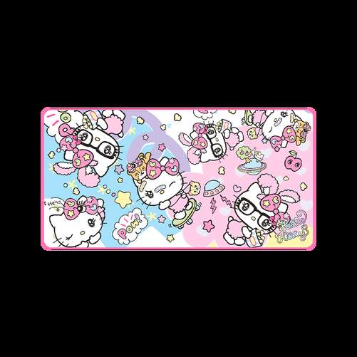 Alfombrilla Konix XXL Hello Kitty - 90x47 cm, Rosa