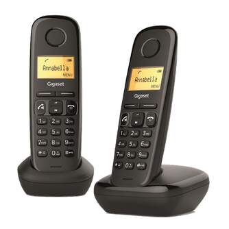 TELEFONO DECT GIGASET A270 NEGRO DUO