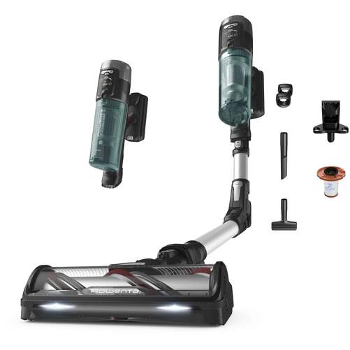 Aspiradora Escoba Rowenta RH9A32 Flex Cicl&oacute;nico + Cepillo Vapor DR6130 - 150W potencia de succi&oacute;n