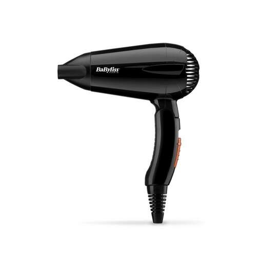 Secador Babyliss 5344E Viaje - 2000W, 2 Velocidades y temperaturas, Doble Voltaje