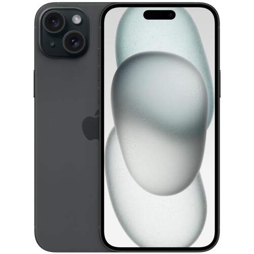 Apple iPhone 15 Plus 256 GB Negro - 6,7", Apple A16 Neural Engine, Cámara doble 48+12 MP