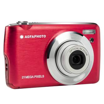 CAMARA AGFA CAMARA DC8200 RED 21MP SD FUNDA