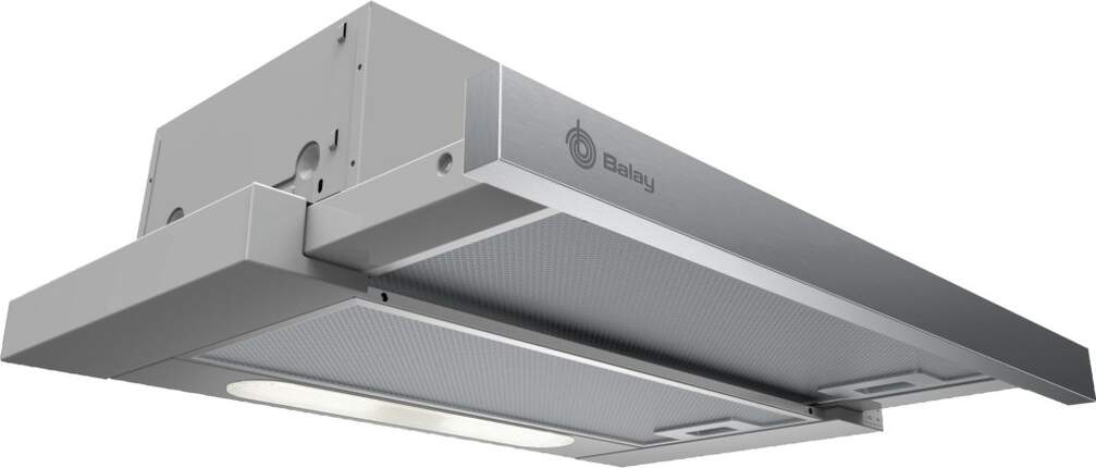 Campana Telescópica Balay 3BT262MX - 60 cm, 300 m3/h, LED, 3 Potencias, Inox