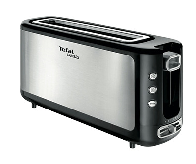 Tostadora Tefal TL365ETR - 1 ranura larga, 1000 W, 7 intensidades, funci&oacute;n recalentar y descongelar