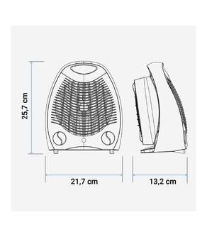 CALEFACT. U.BLUE COPACABANA 2020 2000W VERTICAL NG