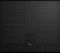 Placa Inducci&oacute;n Beko HII68811NT - 8+1 Flex, 7400 W, 15 Potencias, Negro