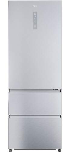 Frigorífico Combi Haier HTR5720ENMG - Clase E, 200x70cm, 483L, NoFrost, Humidity Zone, Inox