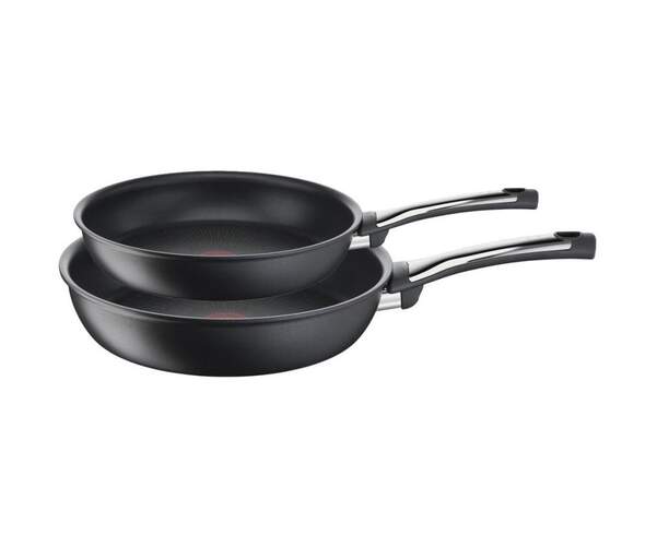 Lote Sartenes Tefal Excellence G2690S2A - 20+26cm,  Thermo-Signal, Aluminio, Libre PFOA