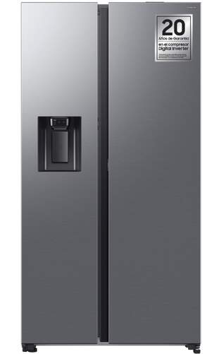 Frigor&iacute;fico Americano Samsung RS80F66KCTEF - 634 L, 179x92 cm, Dispensador, Inox