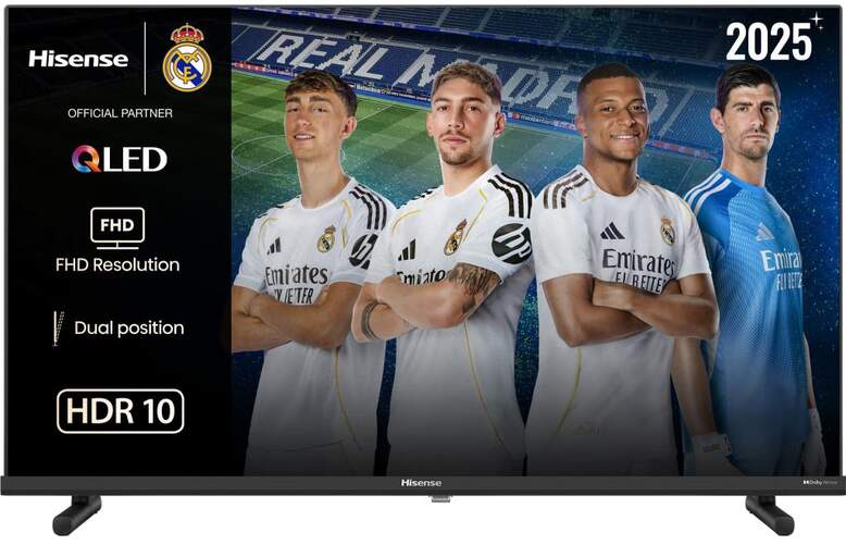TV Hisense 32" QLED 32A5Q - Full HD, Smart TV VIDAA, Dolby Atmos 16W, HDR10