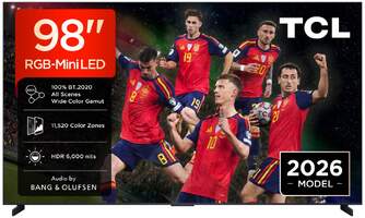 TV TCL 98%%%quot; 98RM9L UHD RGBMINILED GOOGLETV 144H B%%%amp;O
