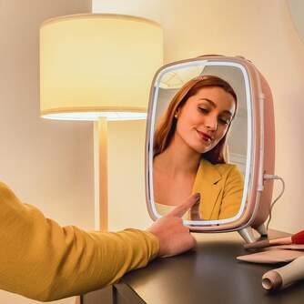 NEVERA COSM%%%#201;TICOS CECOTEC 6000 ROSE 6L ESPEJO 4442