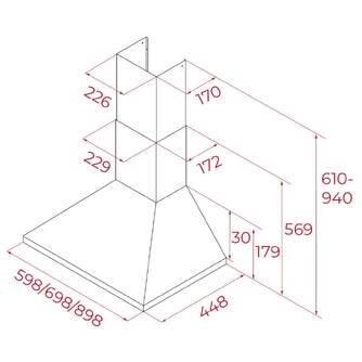 CAMP. TEKA DBB64140 60CM 400M3H INOX 113020004