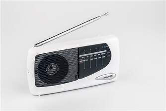 TRANSISTOR ELBE RF-52 PORTATIL ALTAVOZ BLANCO