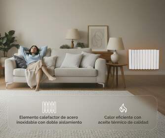 EMISOR FLUIDO ARTICA AETF1800 1800W LED WIFI