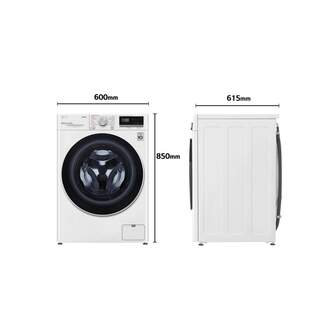 LVD. LG F4WV5012S0W 12K 1400R  SMART STEAM