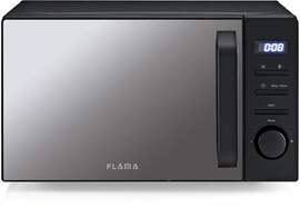 Microondas Flama 1833FL - 20 litros, 700 W, Display, Negro