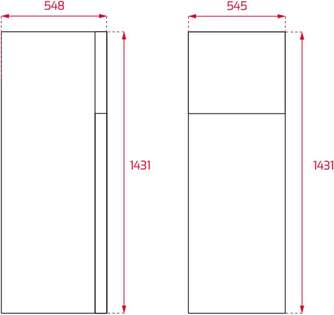 FRI. TEKA FTM240 143x55 2P CICLICO BCO