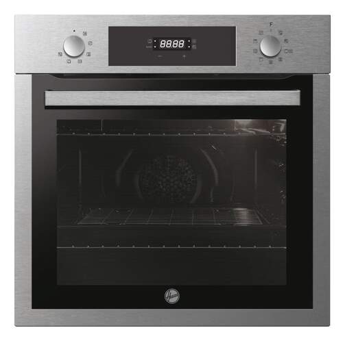 Horno Hoover HOC3U3858IN - 70 litros, pirolítico, Inox, Con Display