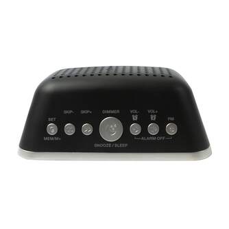 RADIO RELOJ AIWA CRU19BK FM ALARMA DUAL DOBLE USB