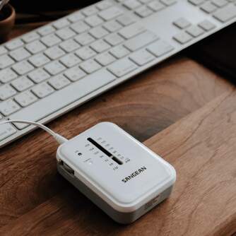 RADIO PORTATIL SANGEAN SR-32 BLANCO-GRIS FM/AM