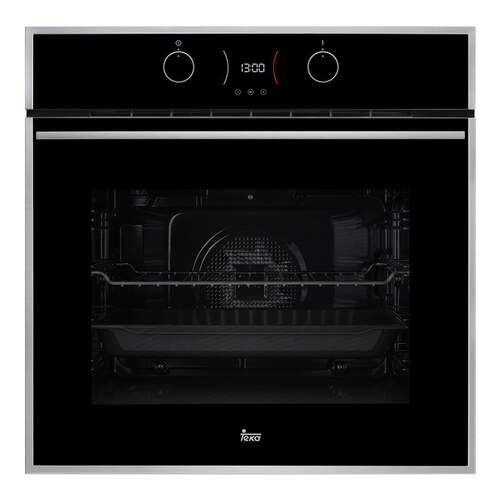 Horno Teka HLB840P SS - Clase A+, Pirólisis & Hydroclean, 70L, Display, 8 Funciones, Antihuellas