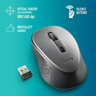 RATON NGS WIRELESS SILENT 2.4GHZ