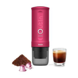 CAFET. OUTIN ESPRESSO PORTATIL ROSA 12V NESPRESSO
