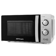 Microondas Orbegozo MIG 2138 - 700W+Grill, 20 Litros, 5 Potencias, 3 Funciones, Programable, Inox