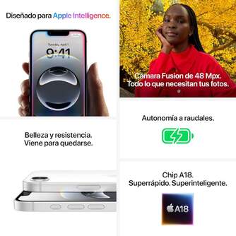 SMARTPHONE APPLE IPHONE 16e 128 6,1%%%quot; WHITE