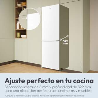 FRICOM. CANDY CNCQ2T6S18DW 185x60 NF BCO KFIT