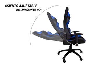 SILLA DEEP GAMING COMMAND II NEGRA/AZUL