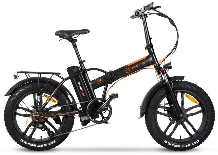 Bicicleta Eléctrica Youin BK1200 You Ride Texas - 250W 36V, Aut. 60Km, 25Km/h, Plegable, Ruedas 20"