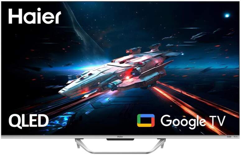 TV Haier 43" H43Q800UX - 4K Ultra HD, QLED, Google TV, Bluetooth