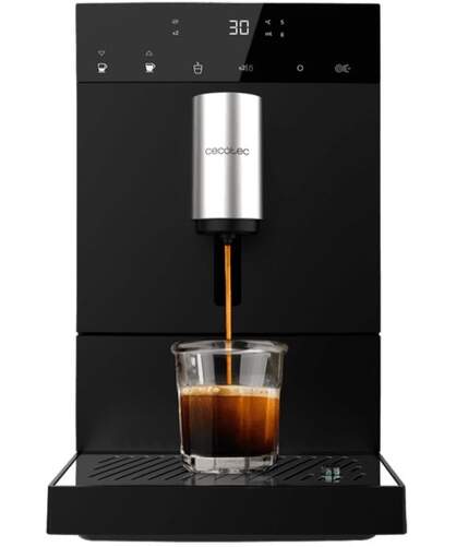 Cafetera SuperAutomática Cecotec Cremmaet Compact - 19 Bares, 5 Ajustes Molido, Depósito 1.1 Litros