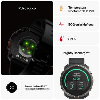 SMARTWATCH POLAR GRIT X2 BLK S/L