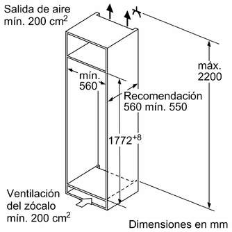 FRI. BOSCH KIR81ADD0 177x56x55 1P CICLICO INT