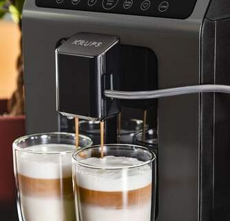 CAFET. KRUPS EA89ZB10 8 RECETAS SUPERAUT. C/LECHE