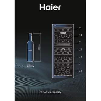 VINOTECA HAIER HWS77GDAU1 77 BOTELLAS