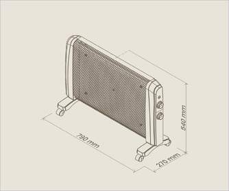 RADIADOR MICA ARTICA ACRMI2000 2000W