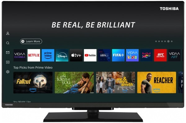 TV Toshiba 32" D-LED 32WV3563DG - HD, Smart TV VIDAA, peana central, 12 W, funciona con Alexa