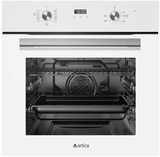 Horno  Multifunci&oacute;n Artica AHB7008W - 70 L, Display, Cristal, Blanco
