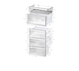 FRICOM. BOSCH KGN392ICF 203x60 NF INOX