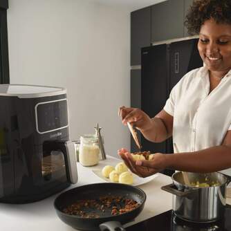 FREIDORA AIRE U.BLUE 6005 NEGRA DIGITAL 5L