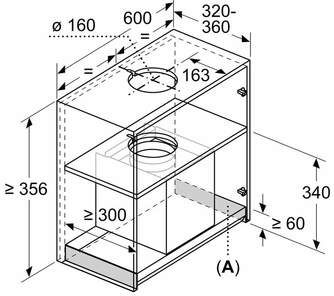 CAMP. BOSCH DBB67AM60 60CM 749 m3/h