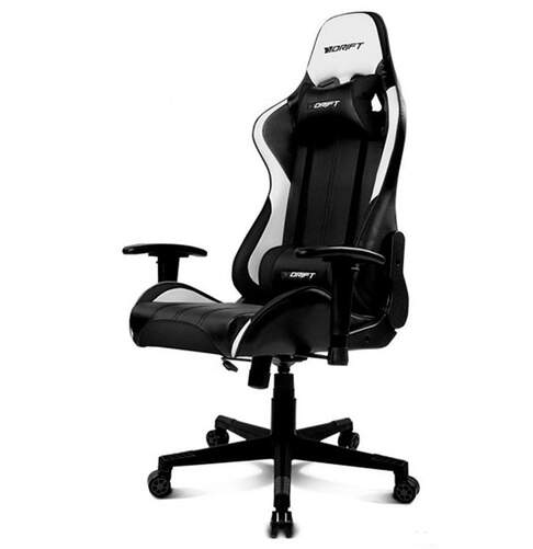 Silla Gaming Drift DR175 Carbon - Reposabrazos Ajustables, Pistón clase 4, Ruedas Nylon, Reclinable