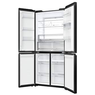 FRI. HAIER HCKR7819DWGB 190x83 4P NF CRISTAL NEGRO