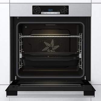 Horno Pirolítico Hisense BSA65226PX | Clase A+, 77L, 3500W